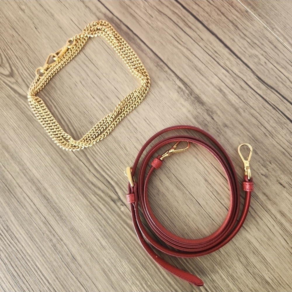 Prada Red Leather Camera Bag - Picture 10 of 10